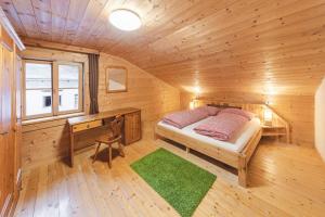 Postel nebo postele na pokoji v ubytování Bauernwohnung