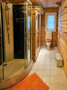 Koupelna v ubytování Family Cabin With Views Towards Solentoppene