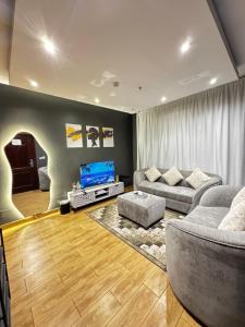 Χώρος καθιστικού στο Luxury suite