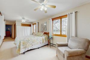 Postel nebo postele na pokoji v ubytování High View