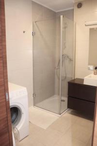 Koupelna v ubytování Apartment Valis