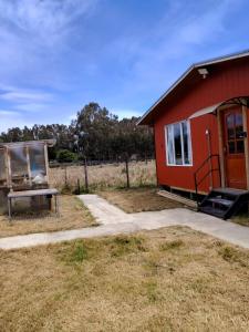 Το κτήριο όπου στεγάζεται  το κατάλυμα σε φάρμα