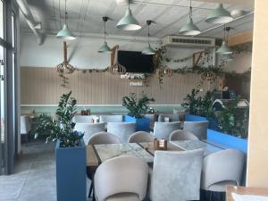 Χώρος καθιστικού στο Apartament Niebieski Centrum Sarbinowo