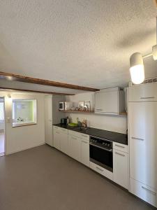 Η κουζίνα ή μικρή κουζίνα στο Flowerpot Apartment