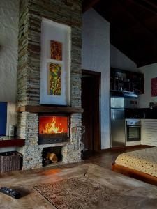 Kuchyň nebo kuchyňský kout v ubytování Villa Bachevo Horizon