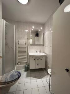 Koupelna v ubytování Ferienwohnung Valentin inklusive Königscard