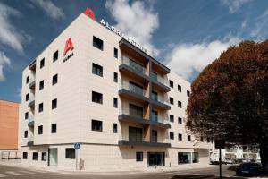 Budova, kde se aparthotel nachází