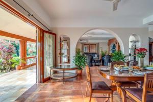 Istumisnurk majutusasutuses Jasmine · Luxurious 3BHK Seaview Villa Cansaulim