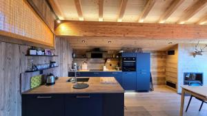 Kuchyň nebo kuchyňský kout v ubytování Chalet Luna superbe vue