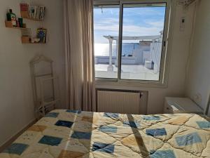 Postel nebo postele na pokoji v ubytování Appart Kelibia View Sea