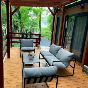 Balkón nebo terasa v ubytování Balance Balaton