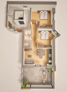 Kuchyň nebo kuchyňský kout v ubytování Residence Tondelli