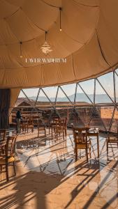 Restaurace v ubytování Laver wadi rum