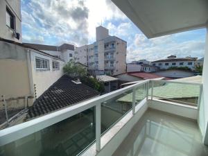 Rõdu või terrass majutusasutuses Requinte e Conforto em Guarapari