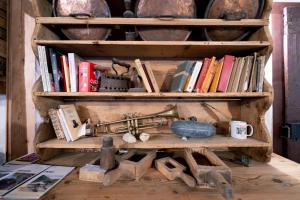 Knihovna v prázdninového domu