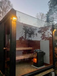 Gril dostupný pro hosty v prázdninového domu