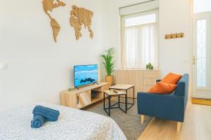 TV a/nebo společenská místnost v ubytování Escape Studio ! Cozy & practical in Seclin Center