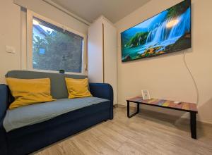 Χώρος καθιστικού στο Secluded Studio in Central Sesvete