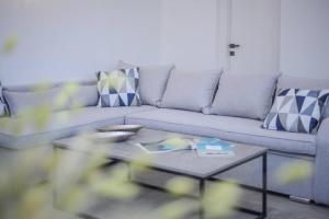 Posezení v ubytování Green Oak Villa