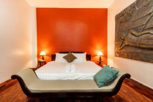 Postel nebo postele na pokoji v ubytování BlueHome 202 + 8 fotografií