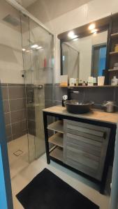 Koupelna v ubytování LOFT Descartes