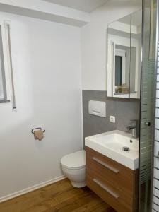 Koupelna v ubytování Haus Schönblick Ferienwohnung am Skilift