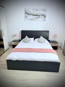 Ένα ή περισσότερα κρεβάτια σε δωμάτιο στο Nicos Studio