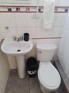 Koupelna v ubytování Cozy apartment in La Molina