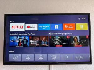 Μια τηλεόραση ή/και κέντρο ψυχαγωγίας στο Appart'Hotel - Gare TGV - Courtine - Confluence - 407 bis