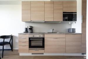 Kuchyň nebo kuchyňský kout v ubytování Holiday in Lapland - Postintie 3 A 6103