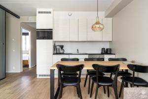 Kuchyň nebo kuchyňský kout v ubytování Holiday in Lapland - Postintie 3 A 6103