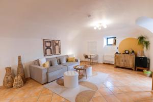 Posezení v ubytování Le Mas Fraissinet