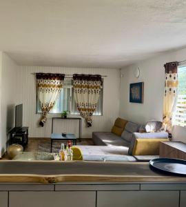 Μια τηλεόραση ή/και κέντρο ψυχαγωγίας στο Villa Valey, spacious and authentic