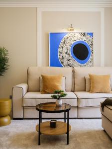 Et opholdsområde på Apartamento T1 Luxo Marina Vilamoura