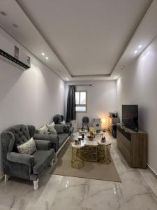 Posezení v ubytování شقة الدرعية - مدخل خاص ودخول ذاتي