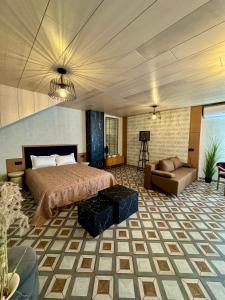 Posezení v ubytování Hotel Bannyi Dvir