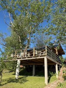 Zahrada ubytování Beaver lodge - Dabrova Koliba