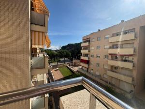 a view from the balcony of an apartment building at Apartamento Clotilde Lloret in Lloret de Mar