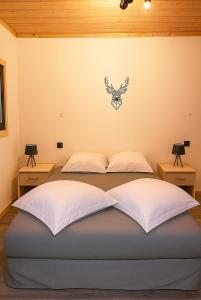 Postel nebo postele na pokoji v ubytování Appartement chalet