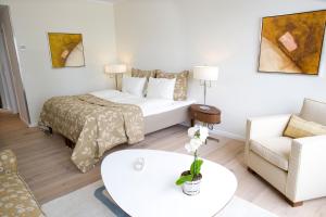 Katil atau katil-katil dalam bilik di Hotel Hesselet