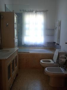 Koupelna v ubytování Casa Narnia