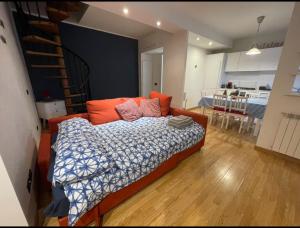 Postel nebo postele na pokoji v ubytování Casetta Nica