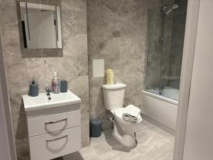 Koupelna v ubytování Blue Mill - On The High Street