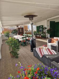 Χώρος καθιστικού στο Joóbarát Vendégház