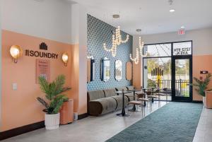 Χώρος καθιστικού στο The Soundry