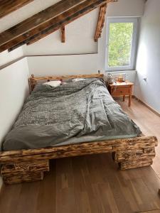 Ένα ή περισσότερα κρεβάτια σε δωμάτιο στο Uvacka Tisina