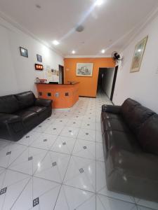 Χώρος καθιστικού στο Hotel Silveira