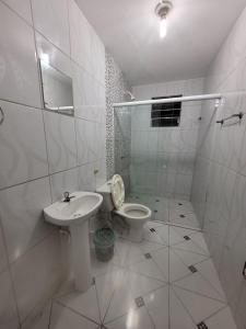 Ένα μπάνιο στο Hotel Silveira