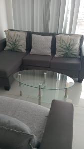 Posezení v ubytování Classy Budget Apartment