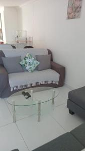 Posezení v ubytování Classy Budget Apartment